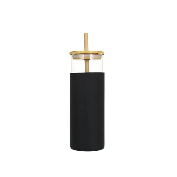 Glass Straw Tumbler