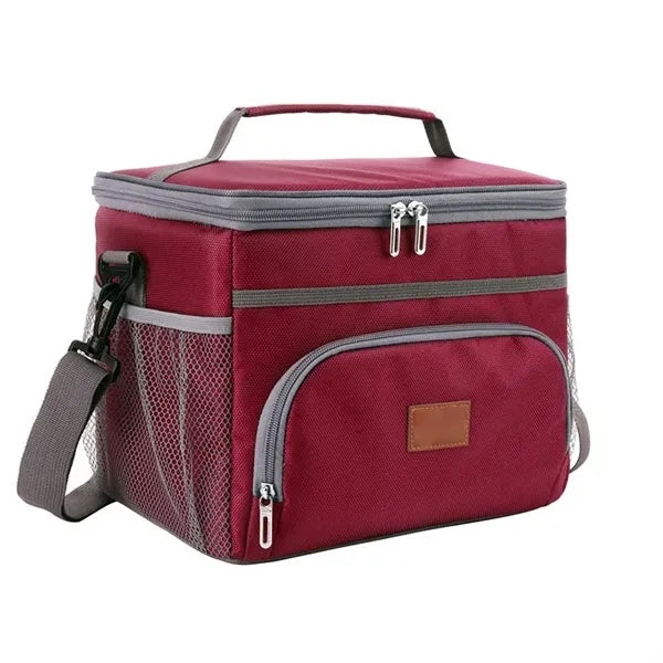 Insulated Lunch Bag with 4 Pockets