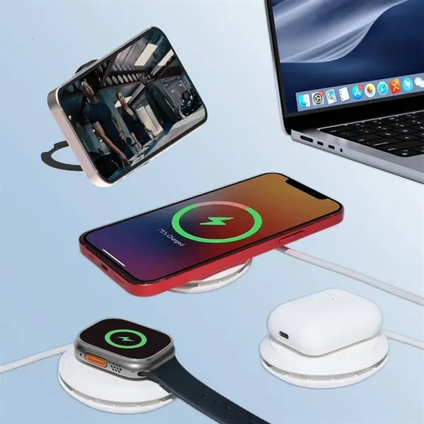 15W Bracket Desktop Phone Holder USB Cable Set Mobile Phone
