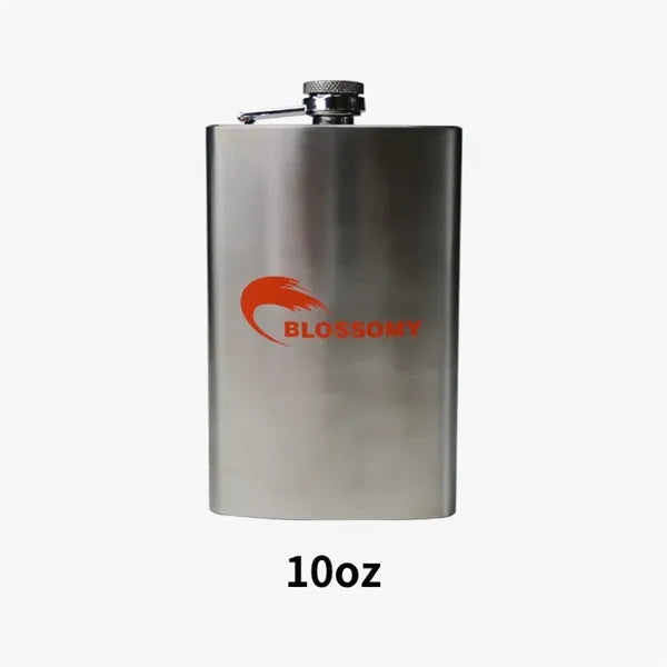 10oz 304 Stainless Steel Hip Flask with Leak-Proof Screw Cap