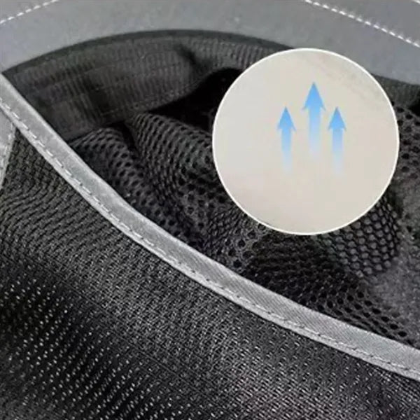 Bucket Hat with Detachable Front Cover and Extended Shawl