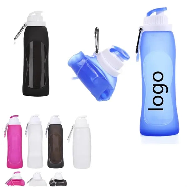 Portable Foldable Silicone Water Cup For Outdoor Sports
