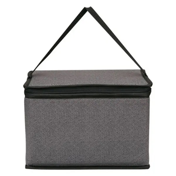 Heathered 6-Can Insulated Cooler Lunch Bag
