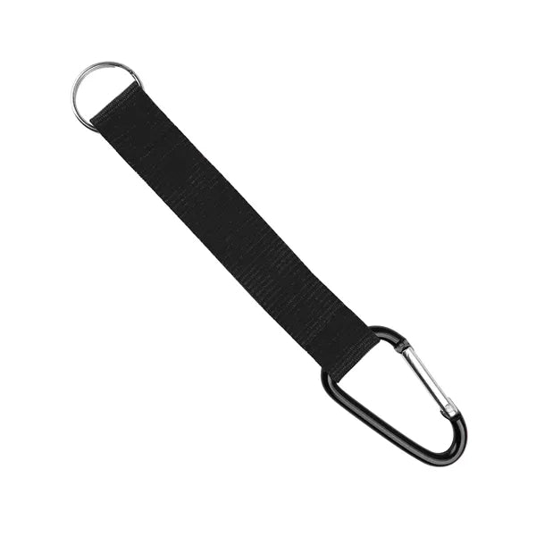 3/4" Polyester Carabiner Lanyard Keychain Strap W/ Keyring