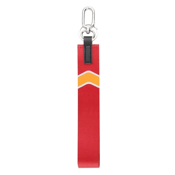 1 1/4" Polyester Wrist Lanyard Keychain Strap W/ Key ring