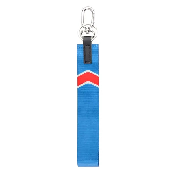 1 1/4" Polyester Wrist Lanyard Keychain Strap W/ Key ring