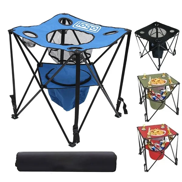 Outdoor Folding Table w/ Cooler Bag