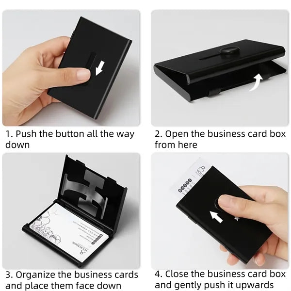 Metal Business Card Holder Case