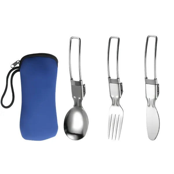 Stainless Steel Folding Portable Utensils