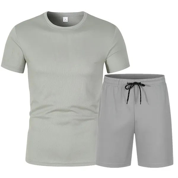 Sweatsuits Men's Athletic T-Shirt and Shorts Set