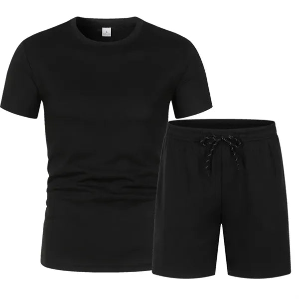 Sweatsuits Men's Athletic T-Shirt and Shorts Set