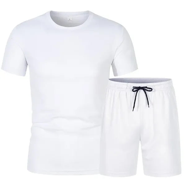 Sweatsuits Men's Athletic T-Shirt and Shorts Set