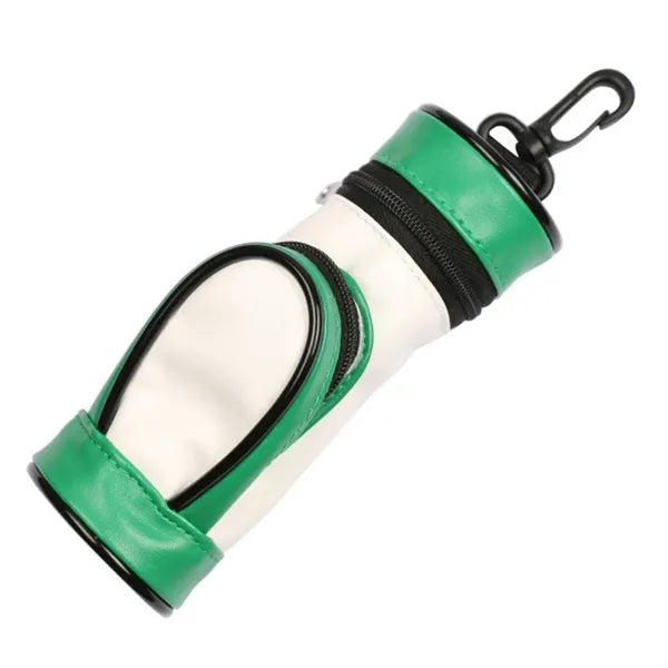 PU Golf Ball & Tee Pouch With Hook