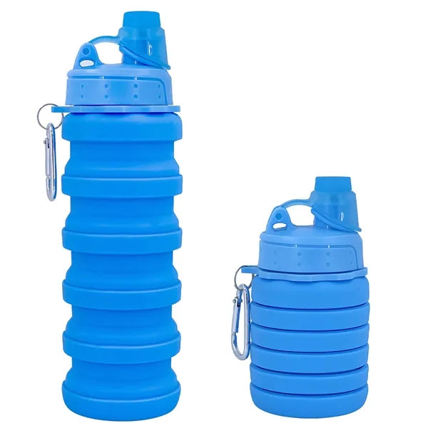 17OZ Collapsible Silicone Water Bottles