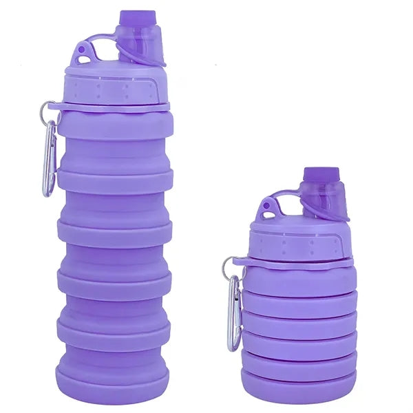 17OZ Collapsible Silicone Water Bottles
