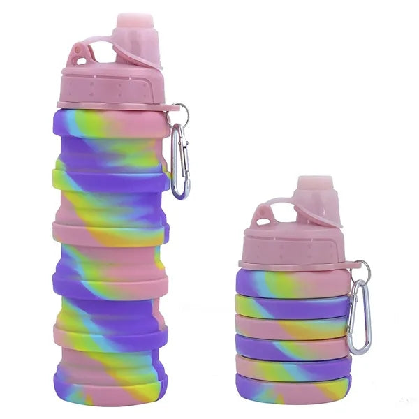 17OZ Collapsible Silicone Water Bottles