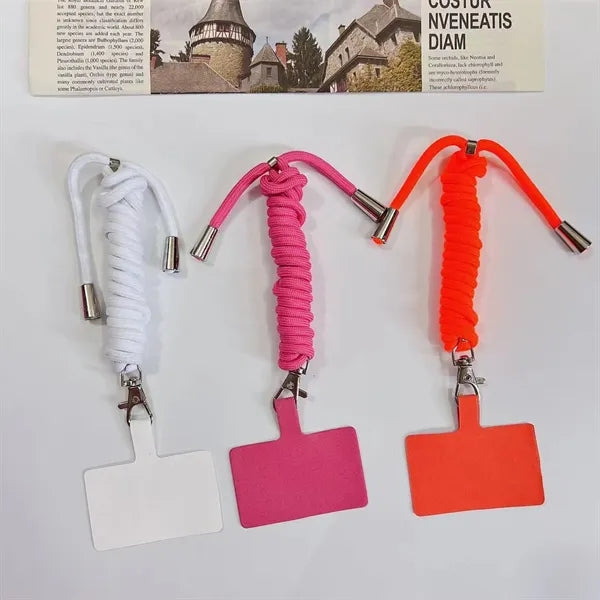 Polyester Cell Phone Lanyard Badge Holder Free Shipping