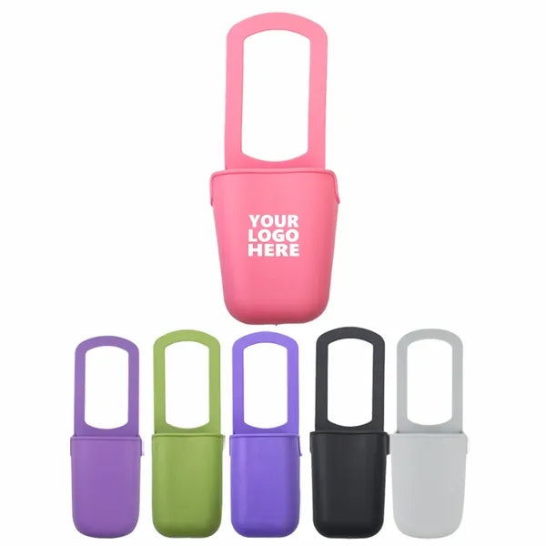 Bicycle handlebar multifunctional silicone cup holder