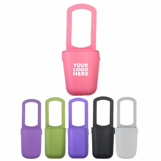 Bicycle handlebar multifunctional silicone cup holder