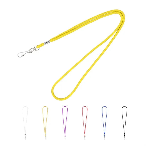 1/5" Nylon Colorful Rope Lanyards Cord W/ Swivel J Hook