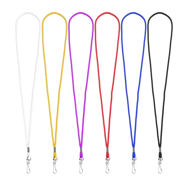 1/5" Nylon Colorful Rope Lanyards Cord W/ Swivel J Hook