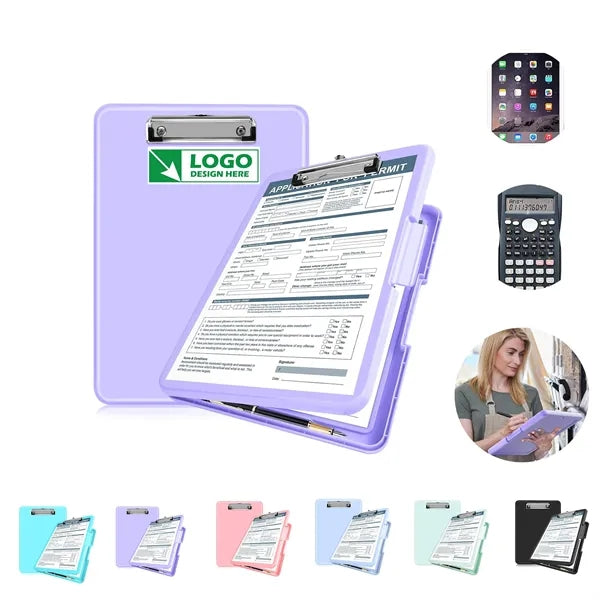 A4 Side Opening Plastic Clipboards
