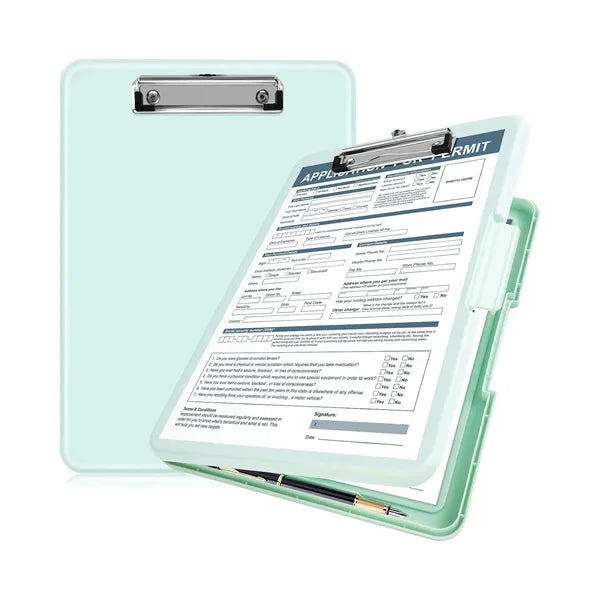 A4 Side Opening Plastic Clipboards
