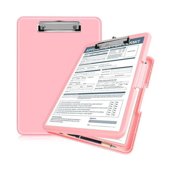 A4 Side Opening Plastic Clipboards