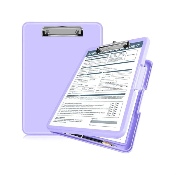 A4 Side Opening Plastic Clipboards