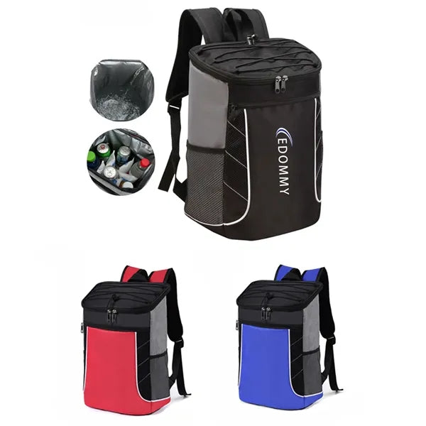 24-Can Backpack PEVA Lining Insulated Cooler Bag