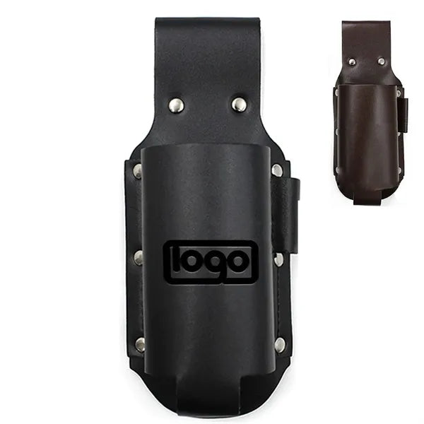 Portable PU Leather Beer Holster Bottle Waist Belt Bag