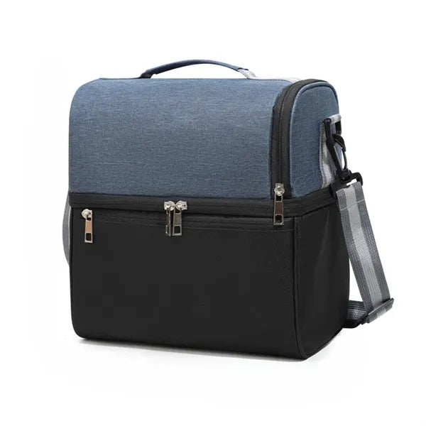 Double Decker Cooler Insulated Lunch Bag
