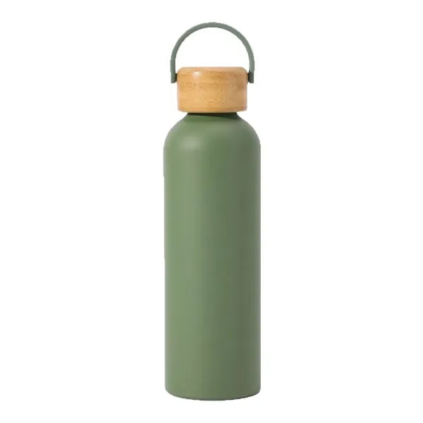 24oz Water Bottle with Bamboo Lid & Aluminum Body