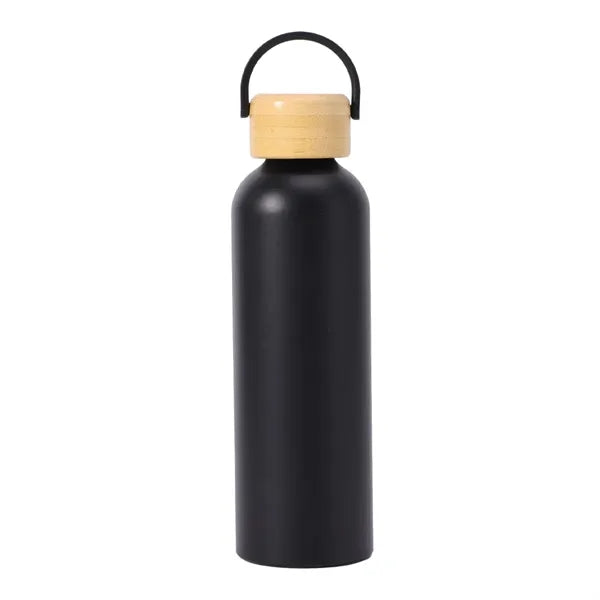 24oz Water Bottle with Bamboo Lid & Aluminum Body