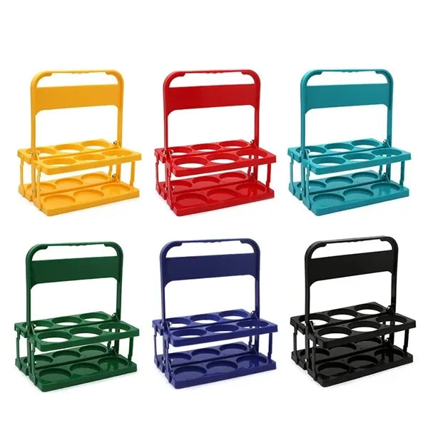Portable Foldable Plastic Beer Carrier Basket