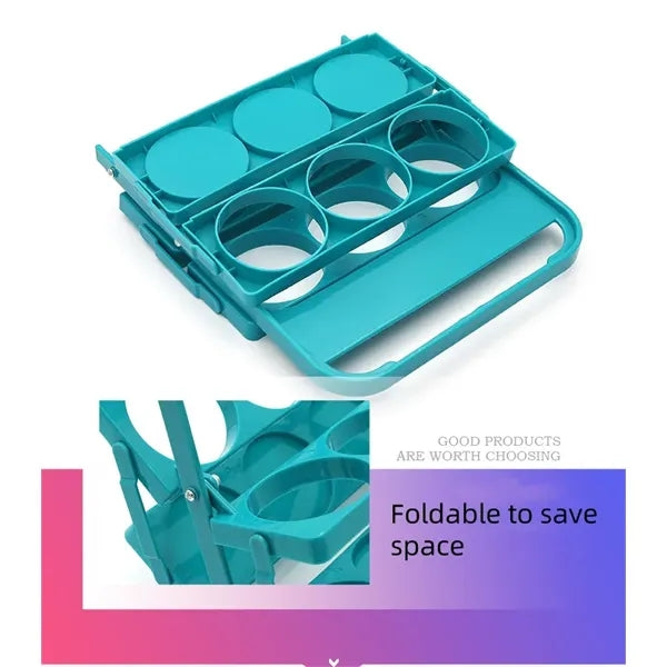 Portable Foldable Plastic Beer Carrier Basket