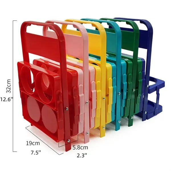 Portable Foldable Plastic Beer Carrier Basket