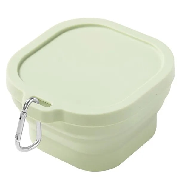 Collapsible Silicone Food Storage Container carabiner