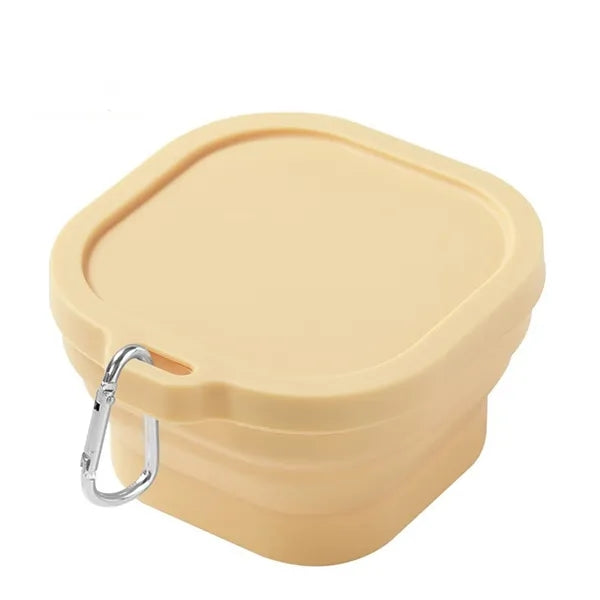 Collapsible Silicone Food Storage Container carabiner
