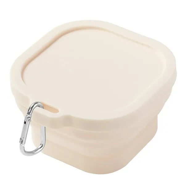 Collapsible Silicone Food Storage Container carabiner