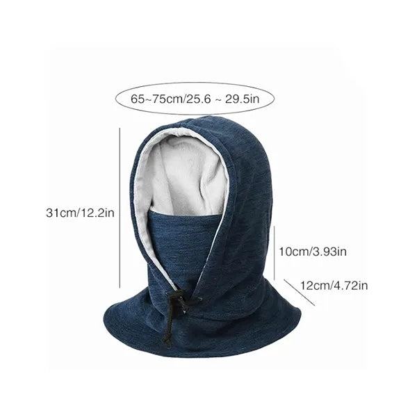 Warm Fleece Lined Winter Balaclava Hood Mask Hat
