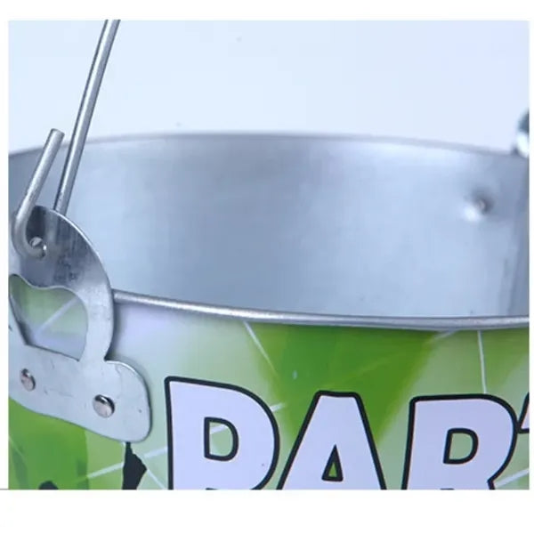 170oz Galvanized Tinplate Classic Round Ice Bucket