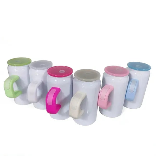 16 oz. Stainless Steel Vacuum Insulated Mason Mug with Straw