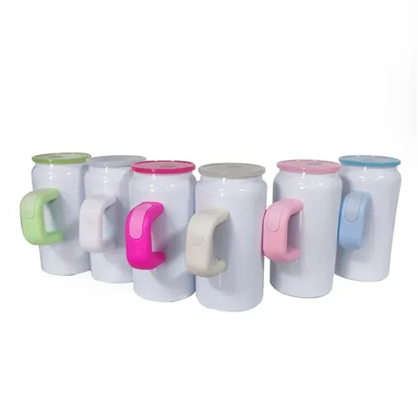 16 oz. Stainless Steel Vacuum Insulated Mason Mug with Straw