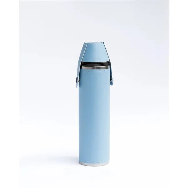Birdie Bottle 12 oz Flask with 4 Shot Glasses in Cap