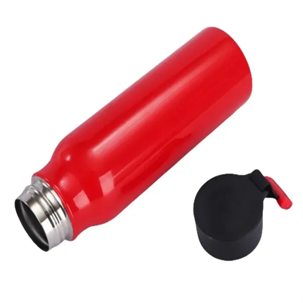 12/17 oz Stainless Steel Vacuum Sports Bottle with Strap