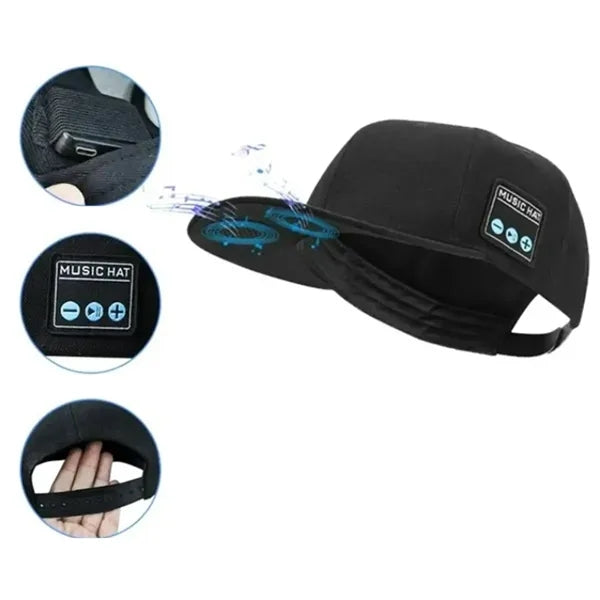 Bluetooth Speaker Baseball Cap for Wireless Audio