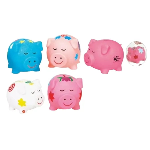 Rubber Bank With Coin Slot and Removable bottom Disk