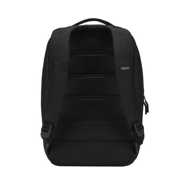 City Compact Backpack with Diamond Ripstop - Black
