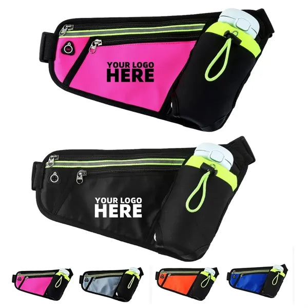 Running Waist Pack With Water Bottle Holder